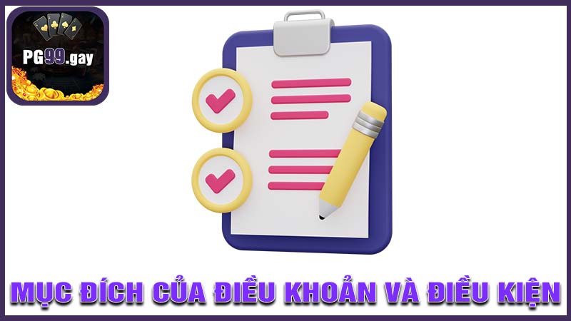 Mục đích của điều khoản và điều kiện